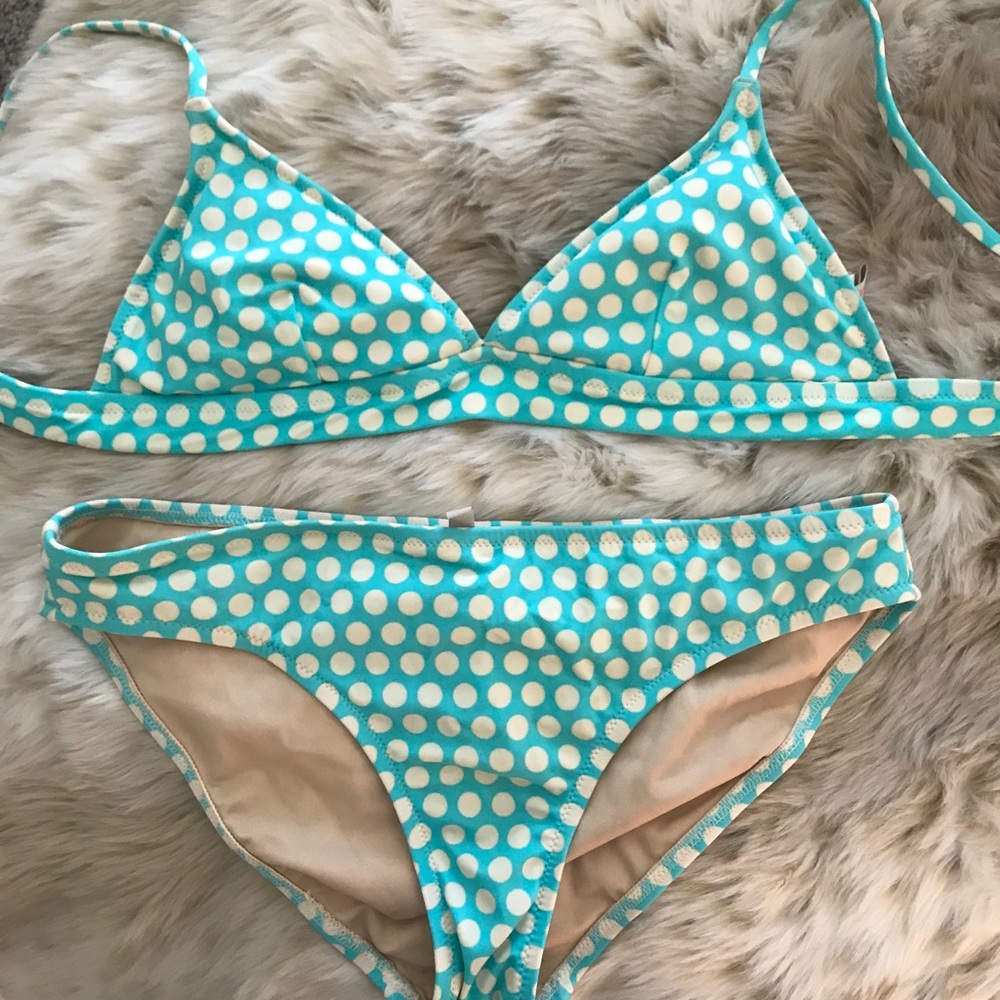J. Crew Polka Dot Bikini